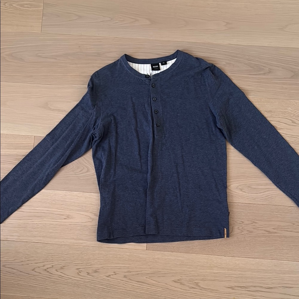 Boss Blue Crewneck Sweater